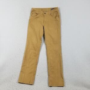 Matix Gripper Jeans Mens 30x32 Beige Slim Straight Denim Pants Stretch Casual
